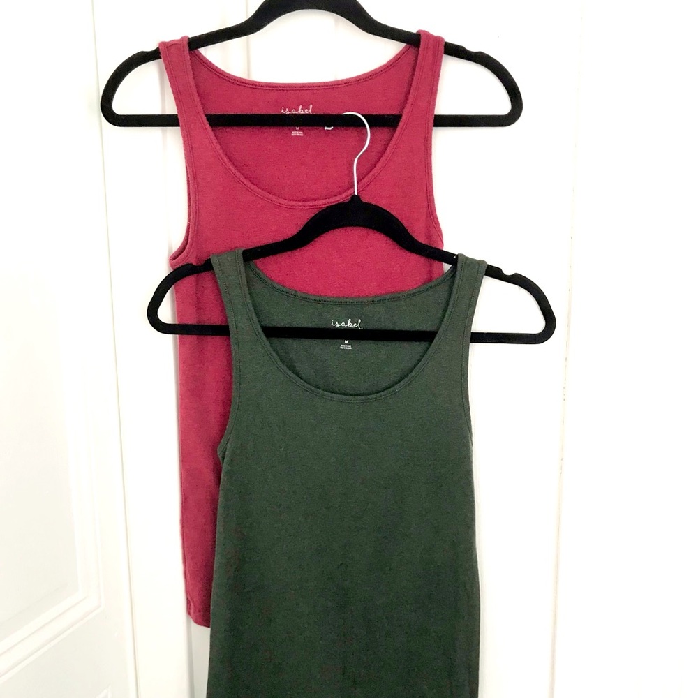 Two Ingrid Isabel maternity tanks